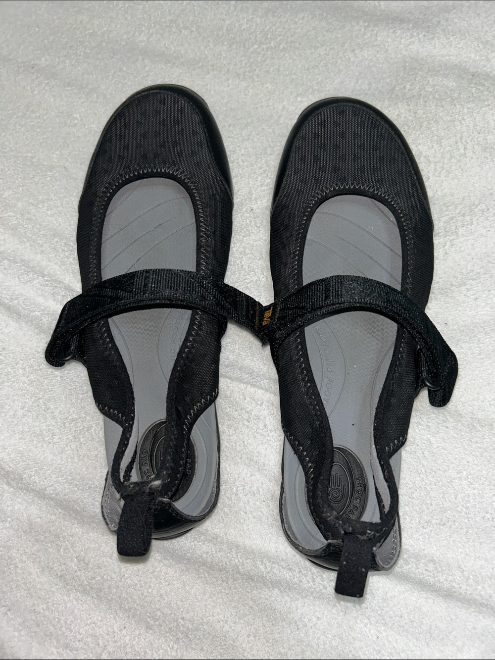 Teva Black Mary Jane Strap Sandals